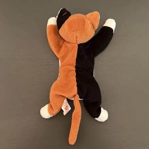 RARE TY Beanie Baby TY Beanie Baby CHIP the Calico Cat (4th Gen)